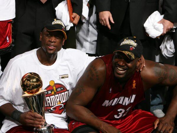 Miami Heat Shaquille O'Neal and Dwyane Wade, 2006 NBA Finals