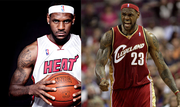 Heat - Cavs - Lebron James