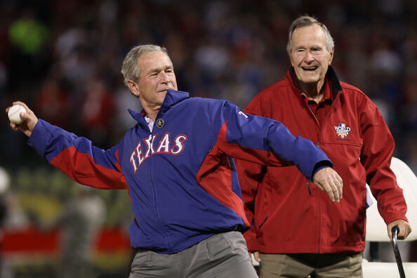 George W Bush San Francisco Giants Texas