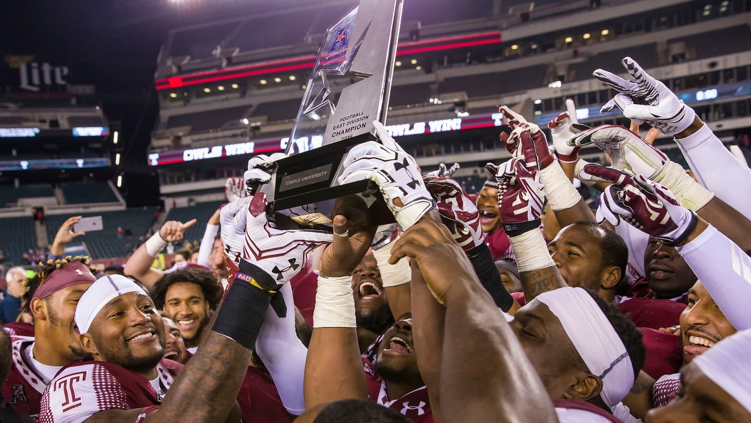 2016: The Temple Owls football team won