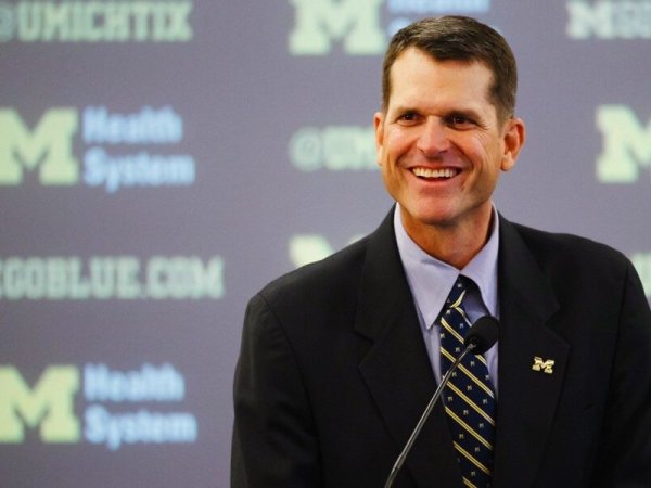 University of Michigan hired Jim Harbaugh